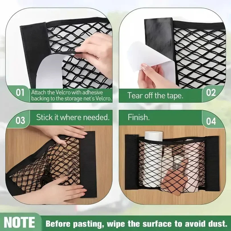 Cabinet Door Storage Bags Mesh Garbage Dispenser Sundries Bag Net