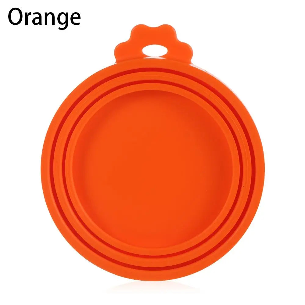 3 In 1 Silicone Canned Lid Reusable Food Tin Cover Keep Fresh Kitchen Organization