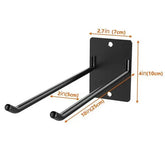 eprolo wall-mounted storage hooks for garage, multi-purpose tool holder and organization system for tools and equipment