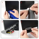 Eprolo screen pen pencil holder on desk, compact desktop paste holder for pens and pencils, with a sleek, modern design.