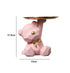 Kawaii geometric butterfly and bear-shaped desktop storage tray by eprolo, ideal for organizing small items in living rooms.