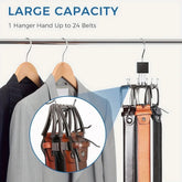 eprolo 360° rotating belt hanger hook for organizing belts, featuring durable design and versatile belt rack organizer.