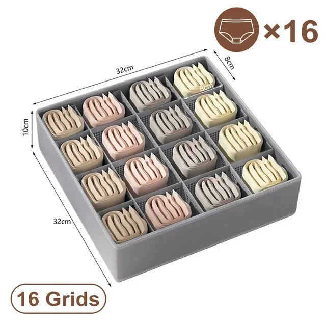 Underwear Organizer Bra Storage Box Panties Socks Storage Boxes