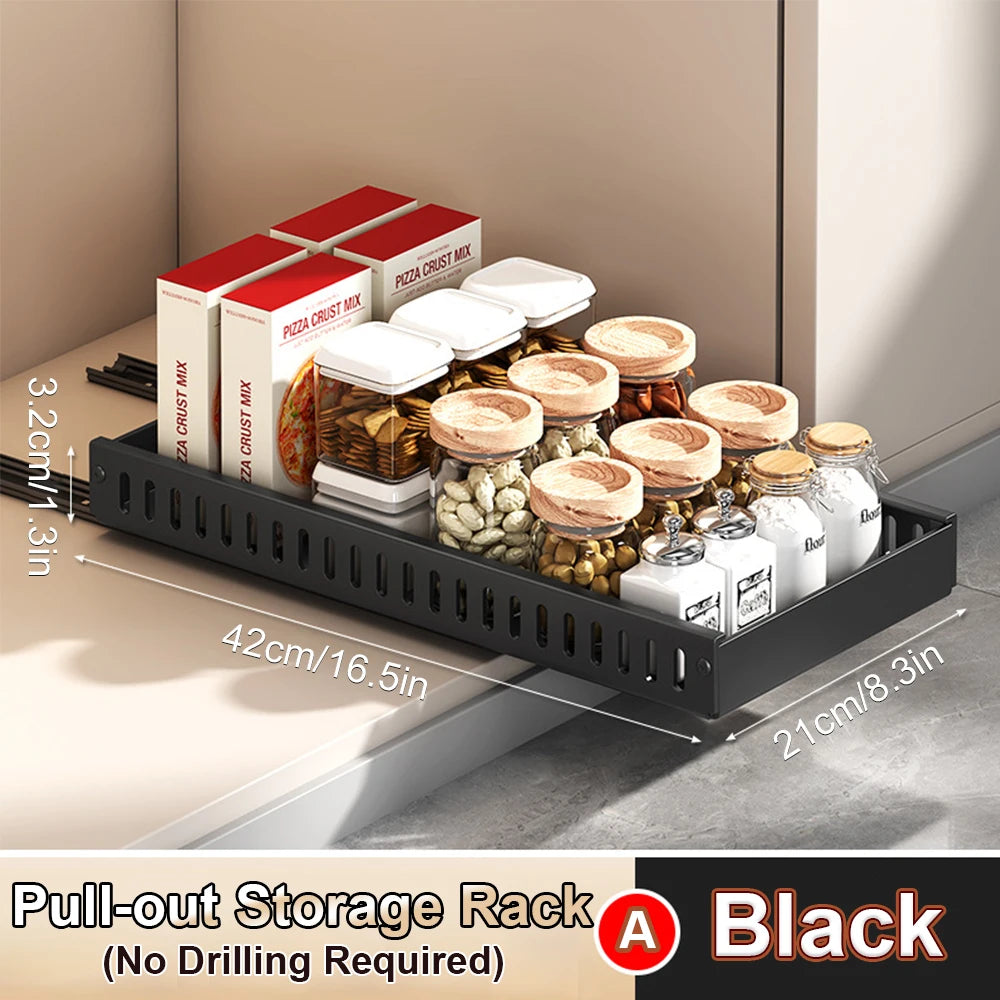 Kitchen Multifunctional Organizer - Spice Rack & Dish Drying Racks Drawer Organizer
