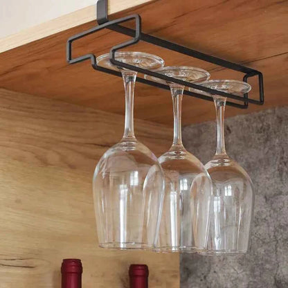 Hanging Red Wine Glass Storage Rack, Home High Footed Cup Storage Rack