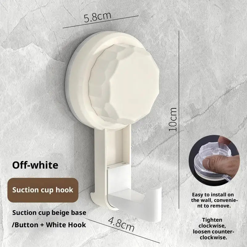 Powerful Suction Cup Hooks Traceless Heavy Duty Robe Towel Hook