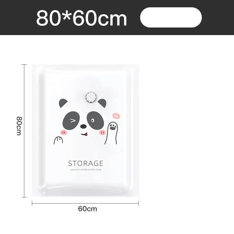 Reusable Vacuum Bag and Pump Cover for Clothes Storing Large Plastic Container