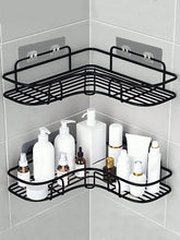 Eprolo triangle bathroom shelf with no-drill design, wall-mounted washbasin stand for bathroom storage
