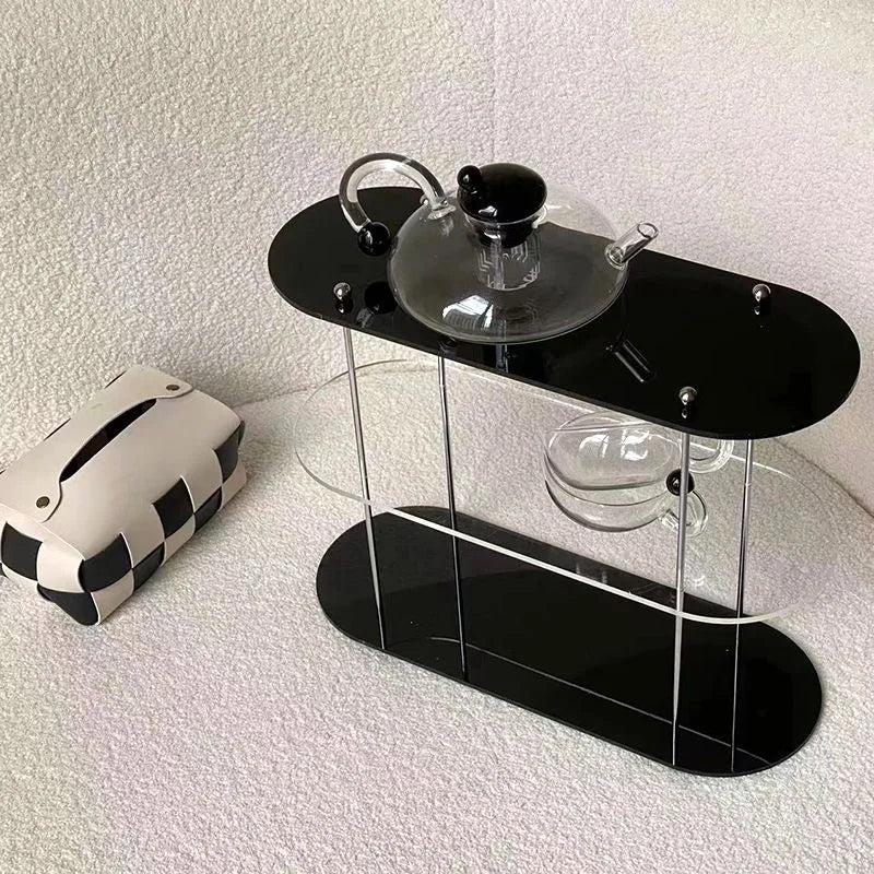 Ins Style Acrylic Storage Rack Desktop Organiz Decorative Shelf