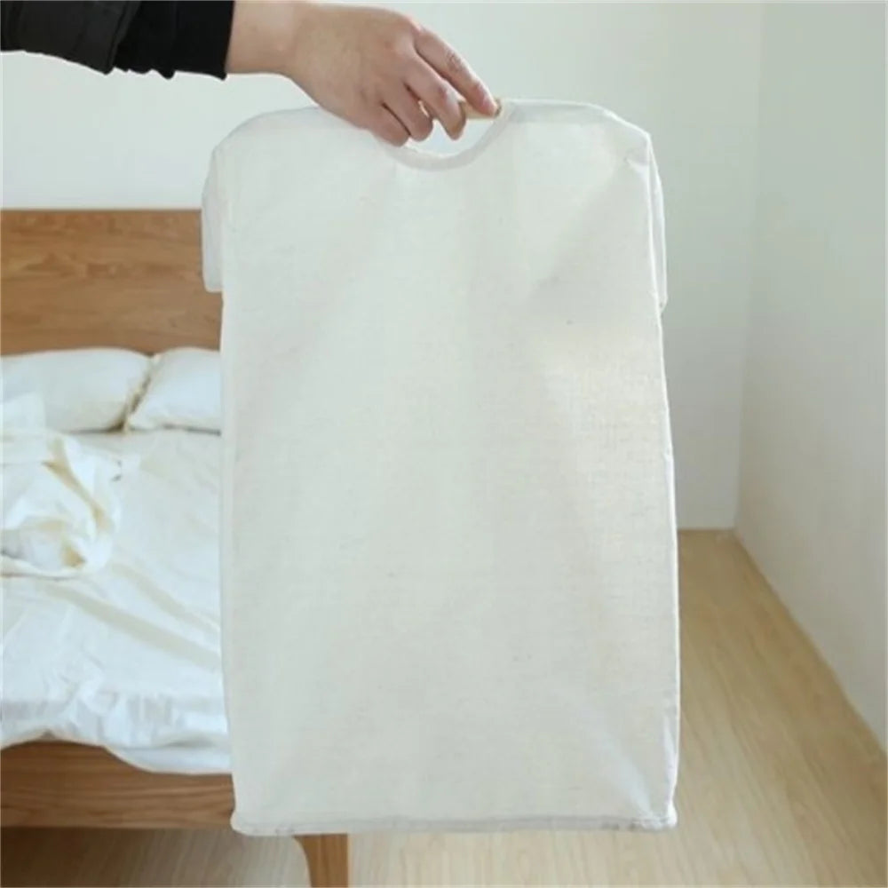 Waterproof Laundry Basket Cotton Linen Dirty Clothes Dirty Fabric Organizer