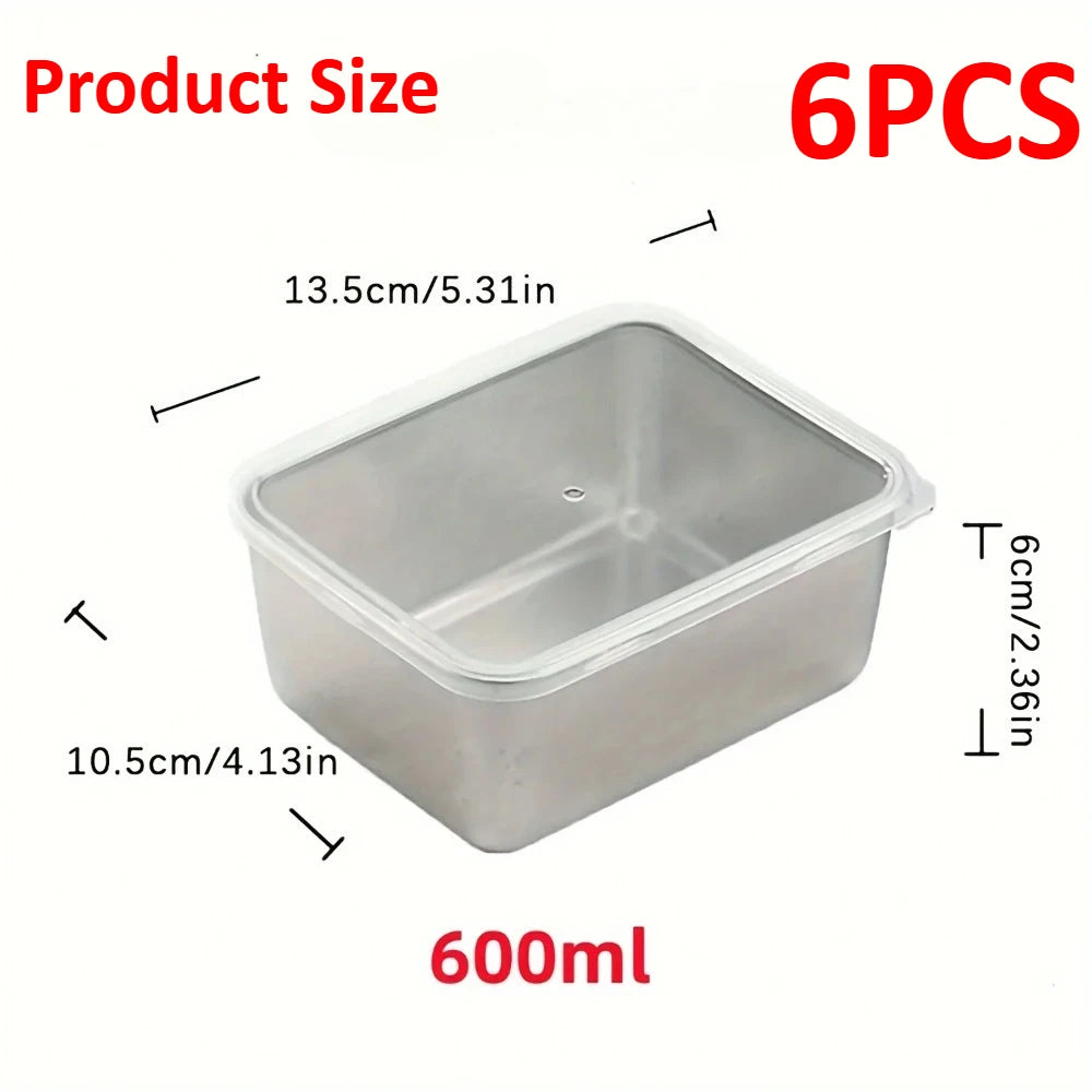Stainless Steel Food Containers Set - Leakproof & Stackable Dishwasher Safe