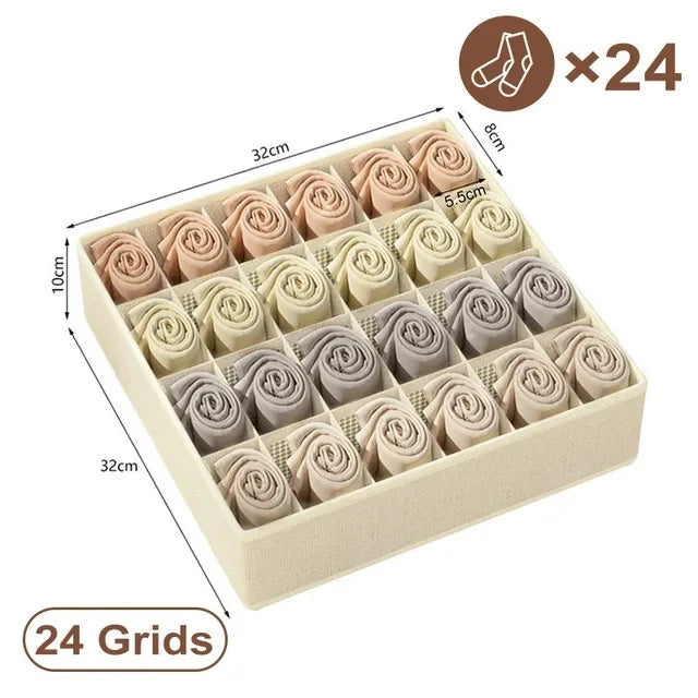 Underwear Organizer Bra Storage Box Panties Socks Storage Boxes