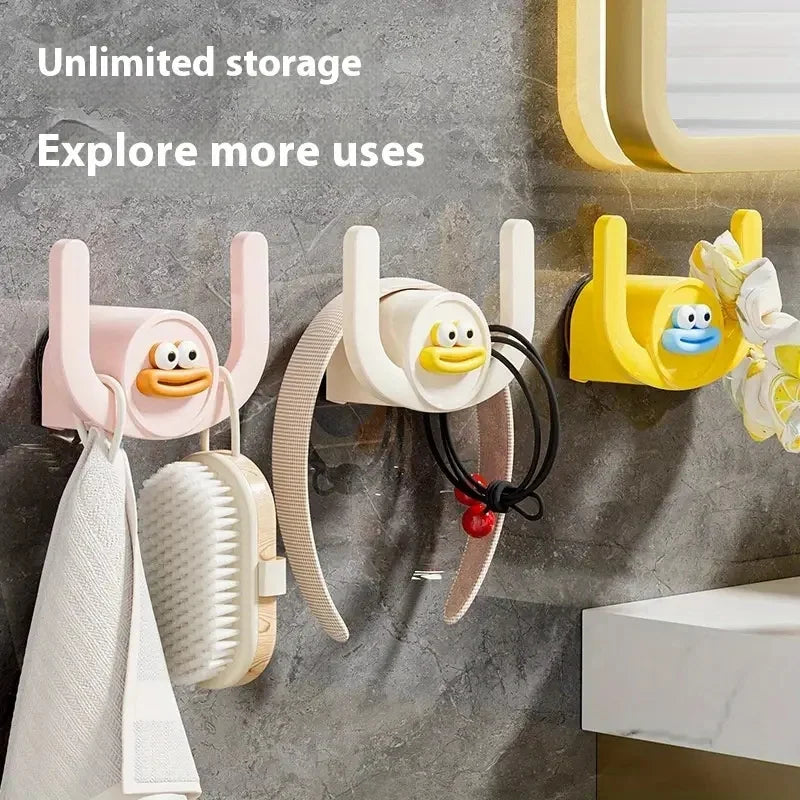 1Pc Cartoon Slippers Hook Bathroom Slipper Rack Shower Storage Organizer