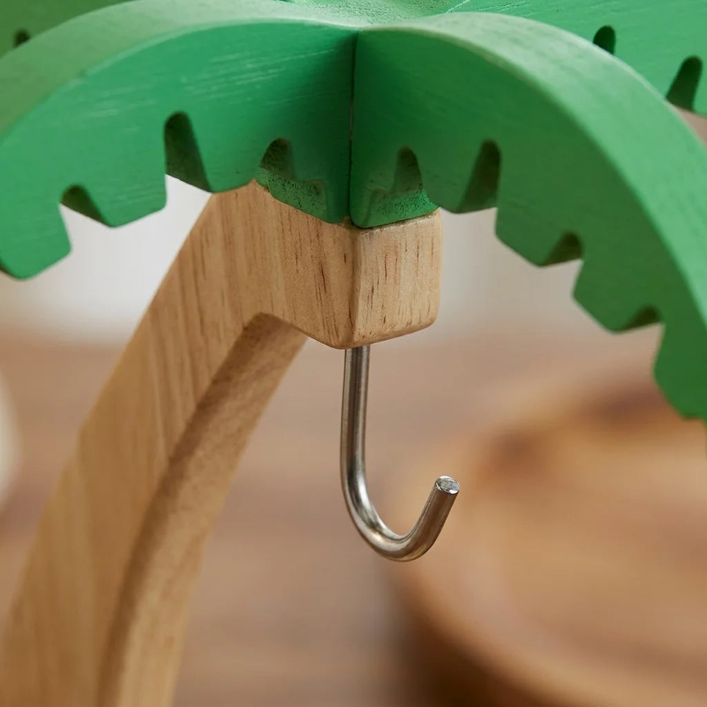 Creative Wooden Fruit Holder Vertical Banana Hanger Household organizer