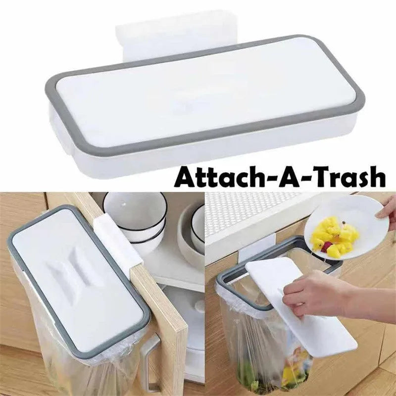 Trash Garbage Hanging Bag Hanger Durable Rubbish Holder Kitchen Organizer