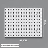 eprolo home and office desktop pegboard standing storage rack with adjustable height and organized peg hooks for workspace.