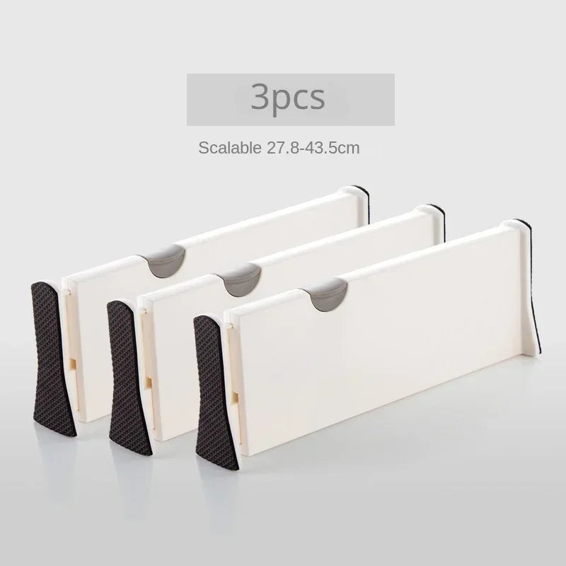 4 Pack Drawer Dividers Organizer Adjustable Storage Retractable Organizer