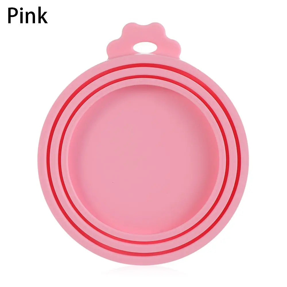 3 In 1 Silicone Canned Lid Reusable Food Tin Cover Keep Fresh Kitchen Organization