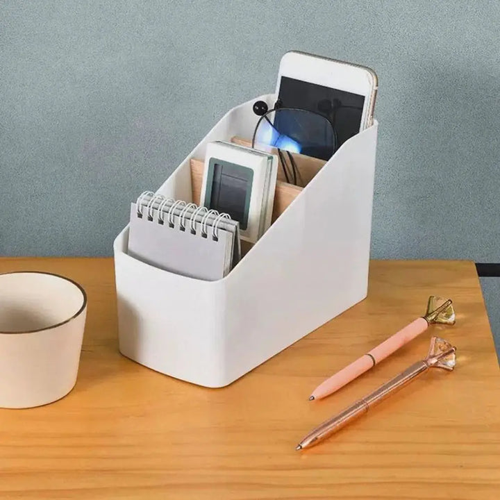 Remote Control Organizer Wooden TV Remote Holder Multipurpose