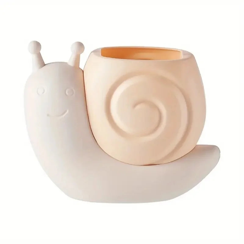 1Pc Snail-Shaped Pen Holder ABS Multi-Functional Desk Organizer