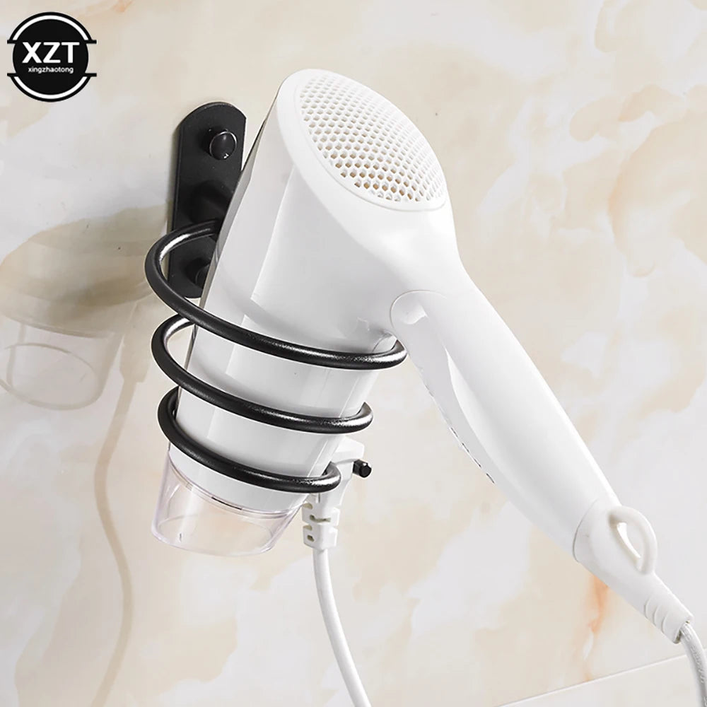 Hair Dryer Organizer Rack Aluminum Bathroom Hairdryer And Straightener Holder
