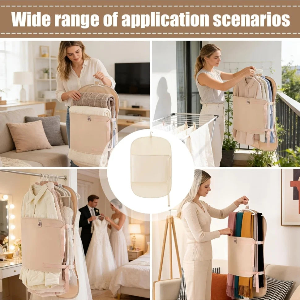 1pc Wardrobe Lazy Compressed Storage Board Dust Cover