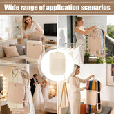 eprolo wardrobe lazy compressed storage board dust cover showing lightweight fabric and elastic edges for dust protection and easy fit