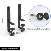 Eprolo pegboard combination desktop storage kit with vertical and clip-type pegboard for organizing tools and accessories.