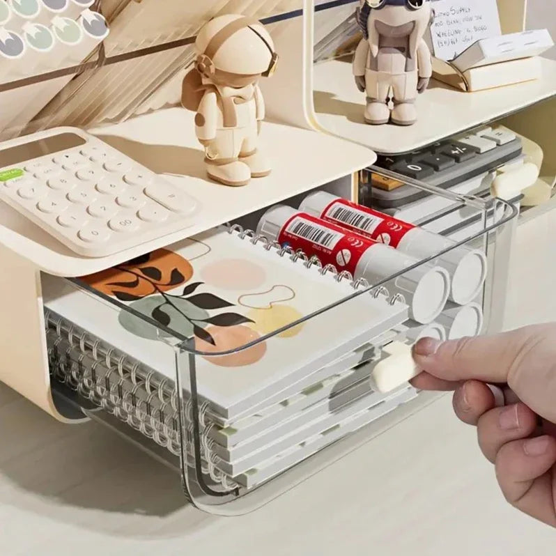 Multi-Layer Desk Organizer Large Capacity Office Accessories Holder