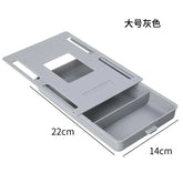 eprolo hidden drawer organizer under desk stationery box tray with no-punch installation for office organization