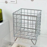 Large-capacity eprolo creative iron storage rack with desktop book and pen holder, ideal for organizing office supplies.
