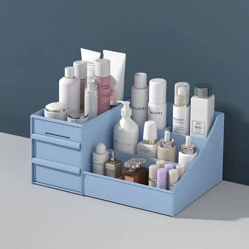 Plastic Drawer Makeup Storage Box Dormitory Finishing Shelf