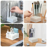 eprolo multi-purpose pen holder and stationery storage rack with compartments for pens, ointments, and small office supplies