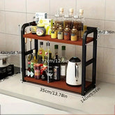 Eprolo rustproof metal countertop kitchen organizer shelf for space-saving storage and countertop organization.