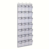 Eprolo over-the-door shoe organizer with multiple fabric pockets for hanging shoe storage and organization.