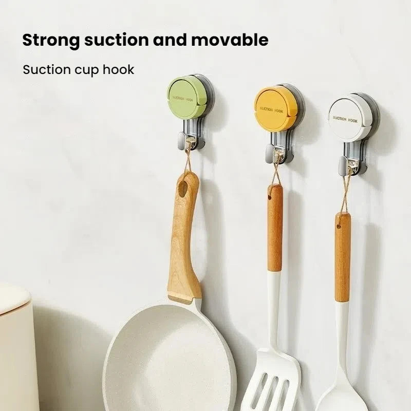 Suction Hooks Strong Vacuum Power Traceless No-Drilling Adhesive Hooks
