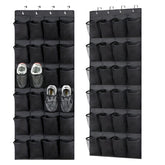 eprolo hanging over-the-door shoe organizer with multiple fabric pockets for easy shoe storage and organization