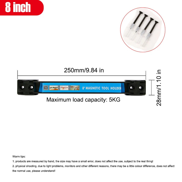 8/12/18inch Magnetic Tool Holder Powerful Magnet For Mechanical Workshop Tools