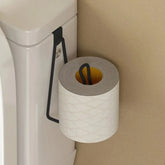 eprolo stainless steel wall-mounted toilet paper holder with no drill installation, space-saving bathroom accessory, sleek and modern design