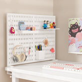 eprolo pegboard combination desktop storage kit with vertical and clip-type pegboard for organizing tools and accessories