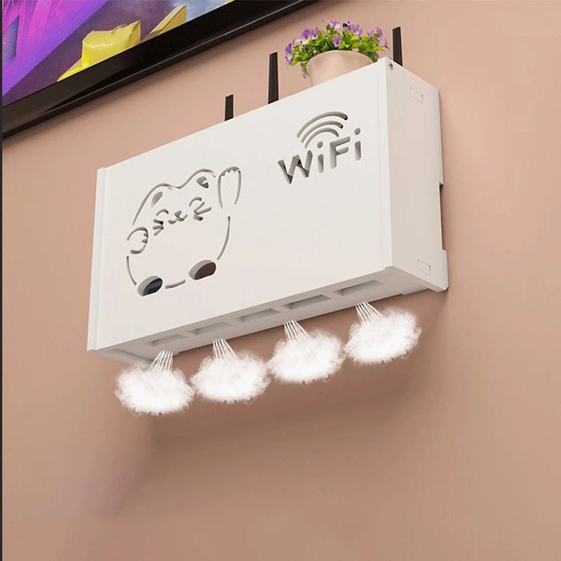 New Wireless Wifi Router Storage Box Living Room Socket Wifi Decoration