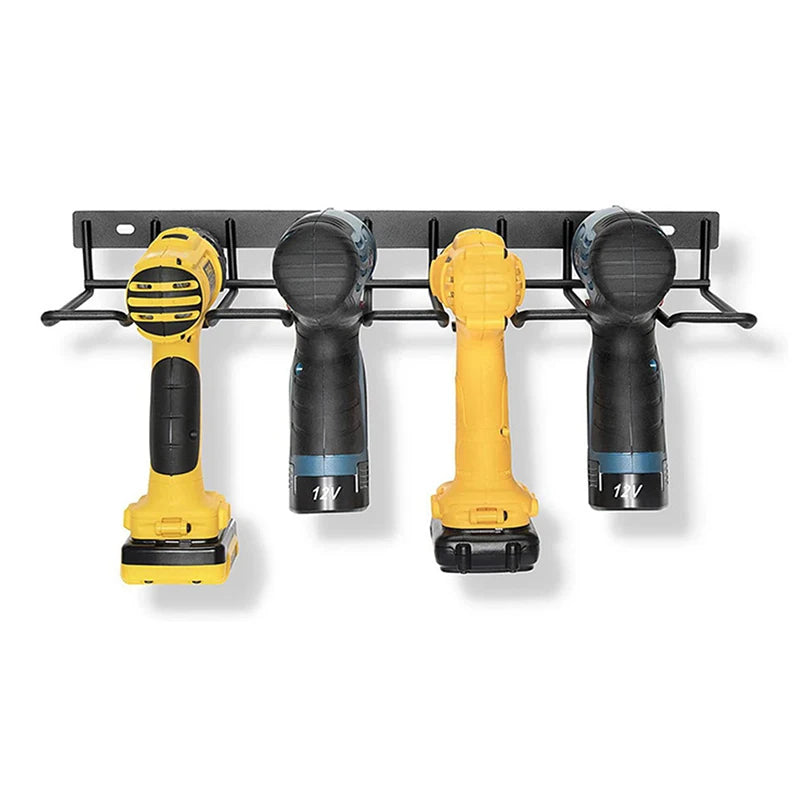 Tool Rack Electric Drill Holder Wall Mount Tools Organizer Wrench Tool