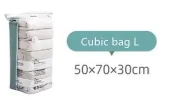 1pc No Need Pump Vacuum Bags Large Plastic Storage Bags