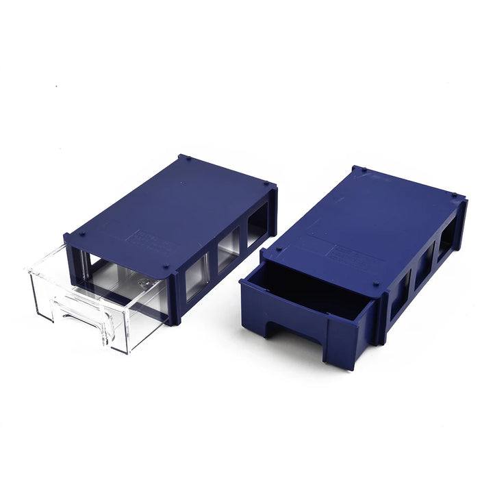 Stackable Plastic Hardware Parts Storage Boxes Component Screws Toolbox