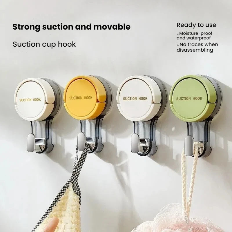Suction Hooks Strong Vacuum Power Traceless No-Drilling Adhesive Hooks