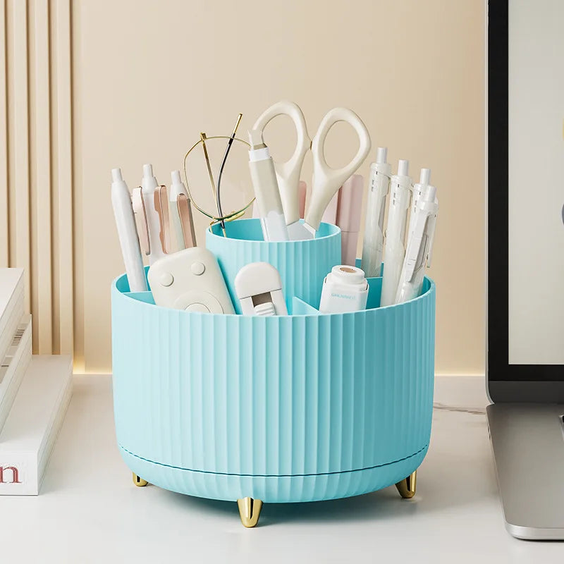 Storage Box 360 Rotating Cosmetic Organizer Large Capacity