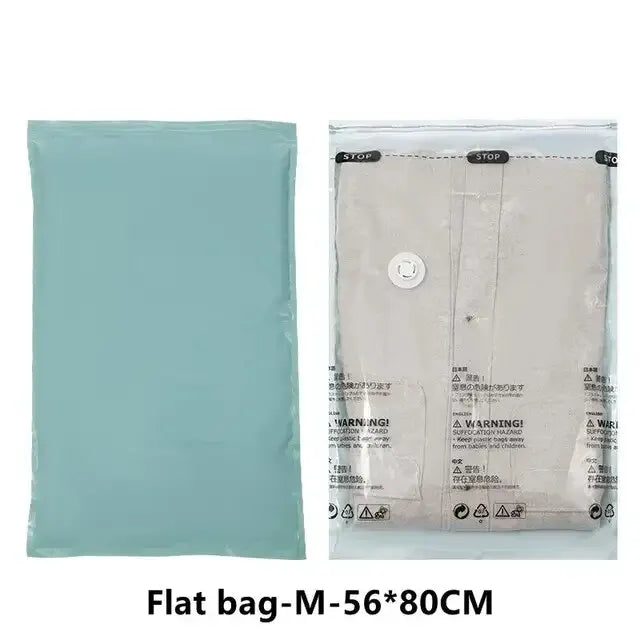 1pc No Need Pump Vacuum Bags Large Plastic Storage Bags