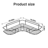 shower organizer for smooth surfaces