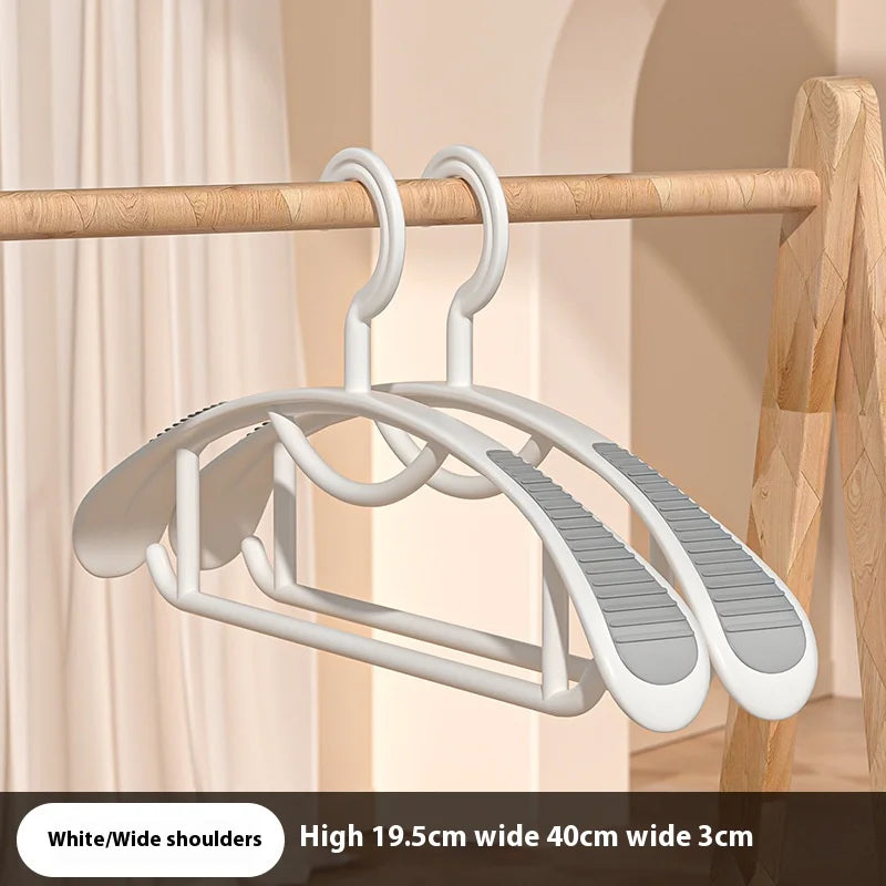 Upgraded Thickened Wide Shoulder Non-Slip Seamless Clothes Hangers