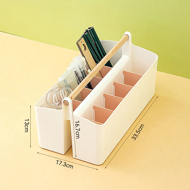 Large Capacity Multifunctional Storage Holder School Office Portable Holder